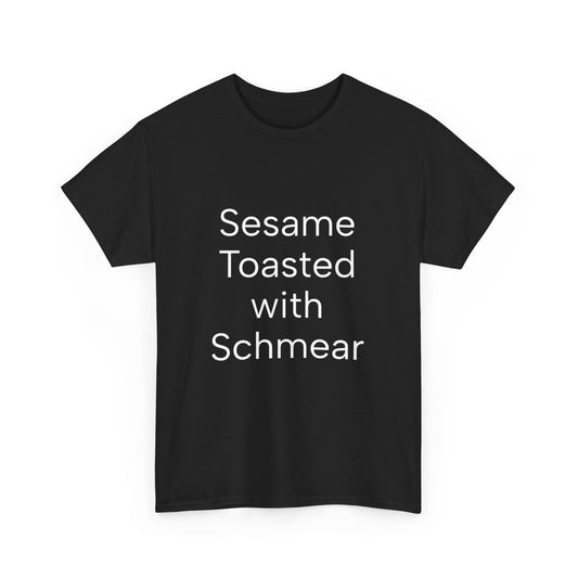 Sesame Toasted With Schmear Bagel Order T