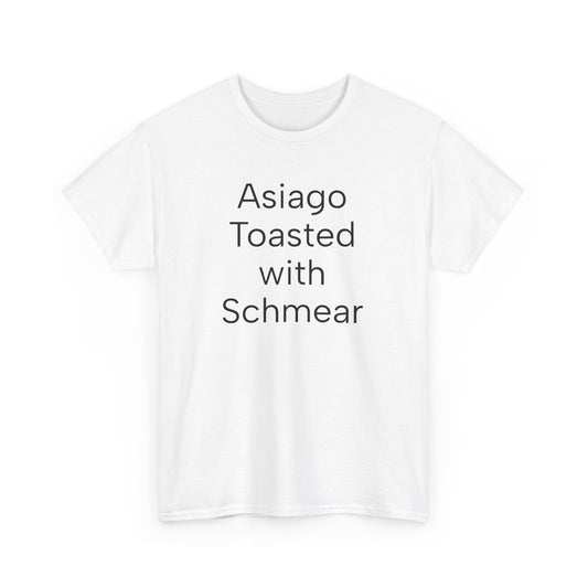 Asiago Toasted With Schmear Bagel Order T